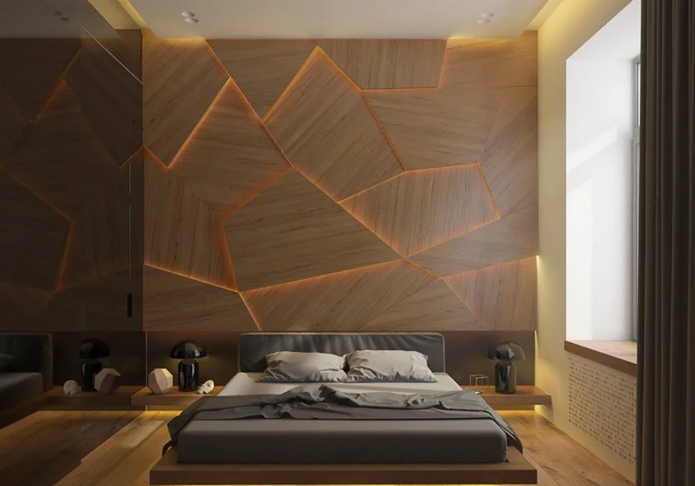 3D Akustik Ahşap Panel